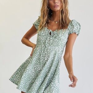 Princess Polly | Finley Romper Green